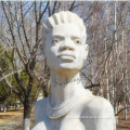 African Beauty Torso Bust Sculpture